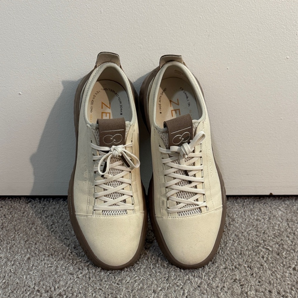 Cole Haan Cream and Brown Women's Sneakers